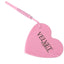 Large pink magnifying mirror