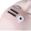 Front silicone mat for applying eyelash extensions
