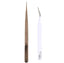 Duo of eyelash tweezers