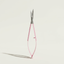 Ciseaux de précision pour extensions de cils & sourcils rose