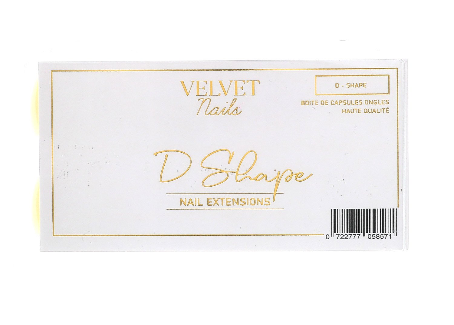 Natural nail capsules shape D x 100