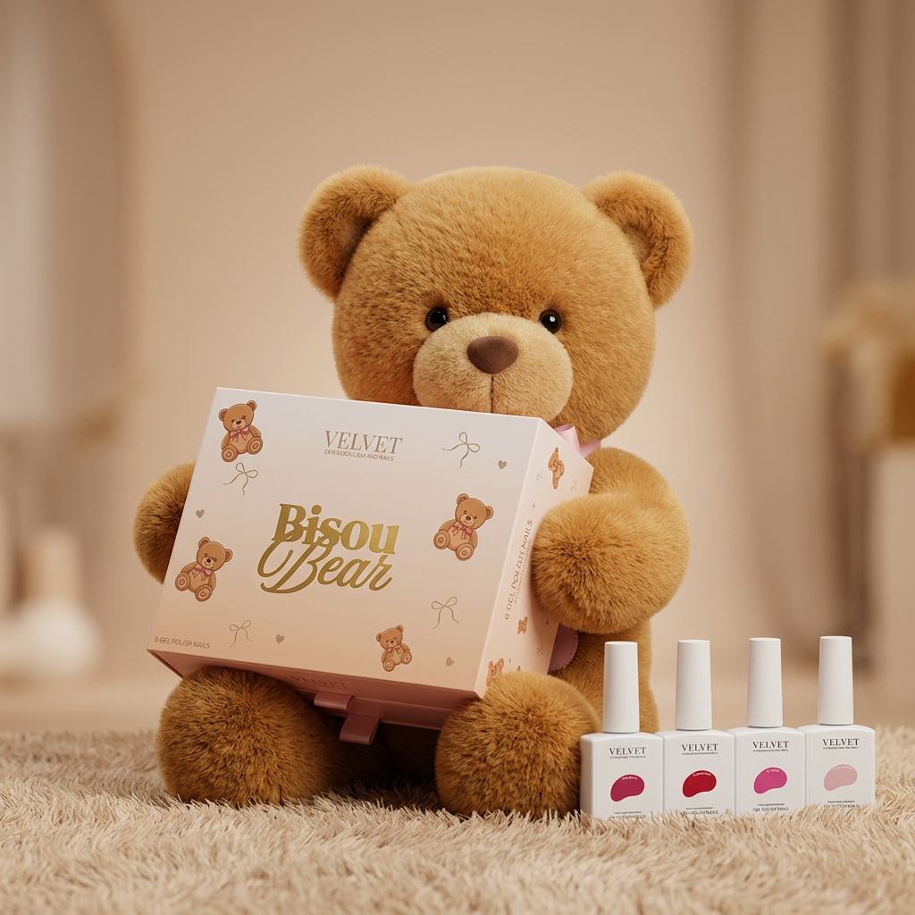 Box kit vernis semi permanent Bisou Bear