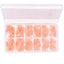 Gummy tips cover peach "Medium Almond"