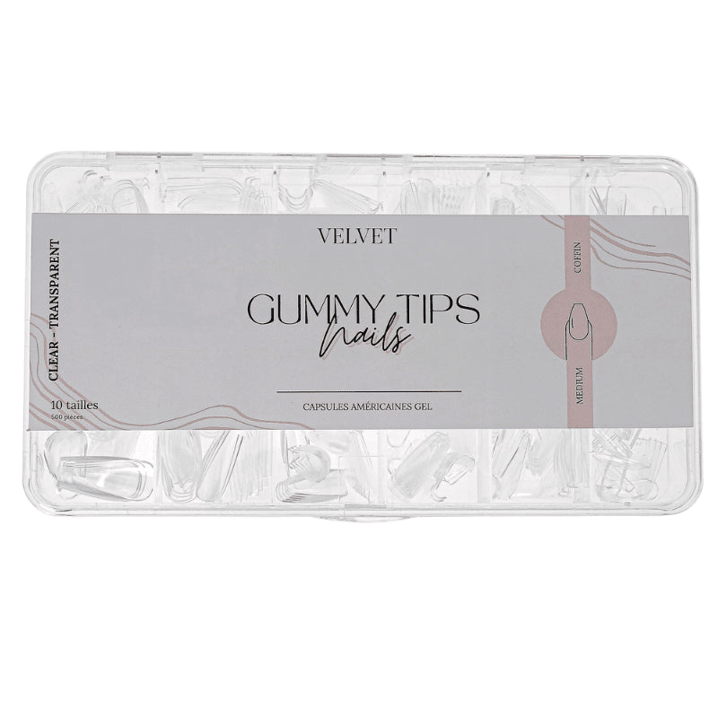 Gummy tips medium coffin