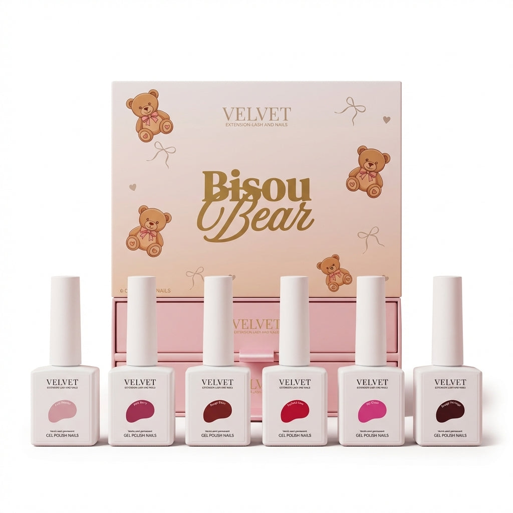 Box kit vernis semi permanent Bisou Bear