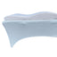 Eyelash Extension Mattress Cover Fluffy White Cream