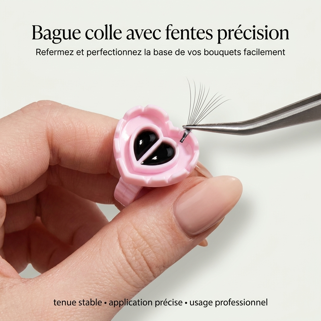 Bague colle coeur X20