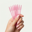 Set of Lash and Eyebrow Brushes Light Pink