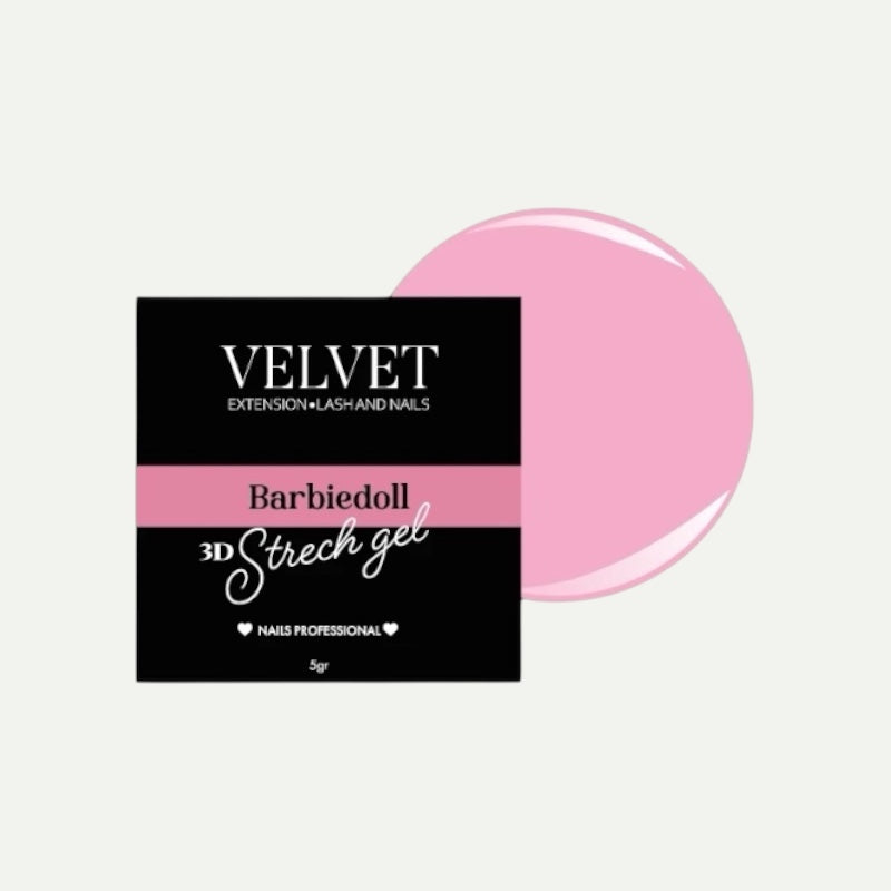 3D Strech gel black barbidoll