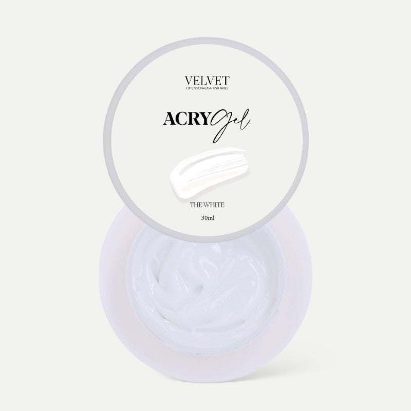AcryGel White in a Jar - Hard-wearing and easy to work with