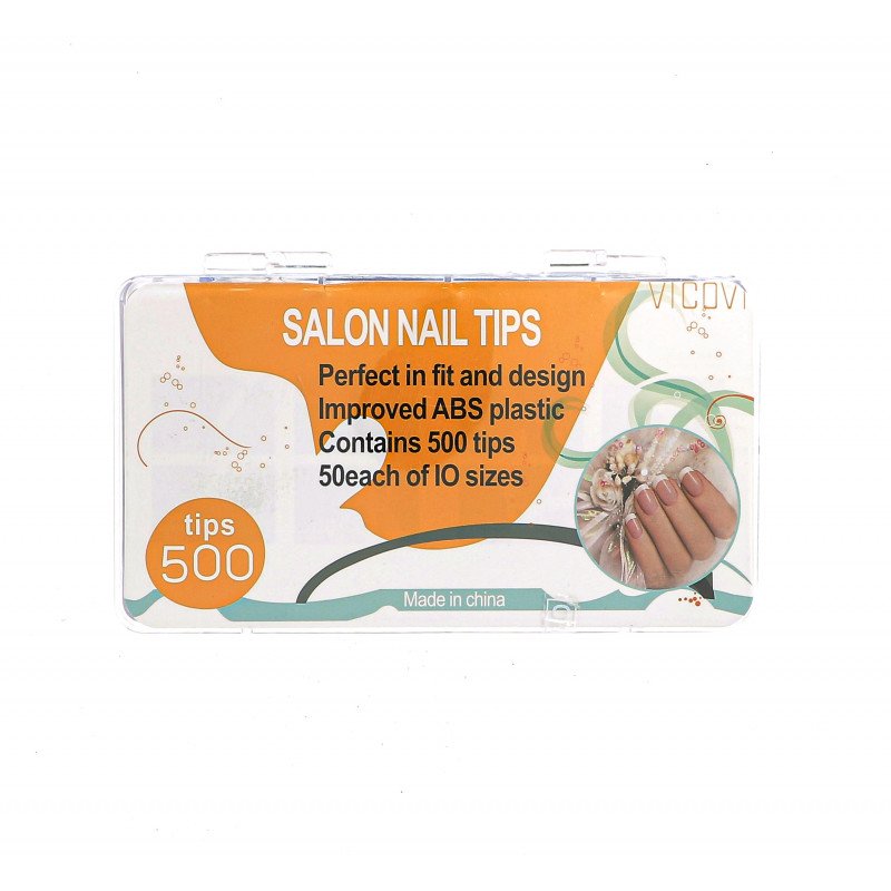 Ballerine transparent nail caps x 500