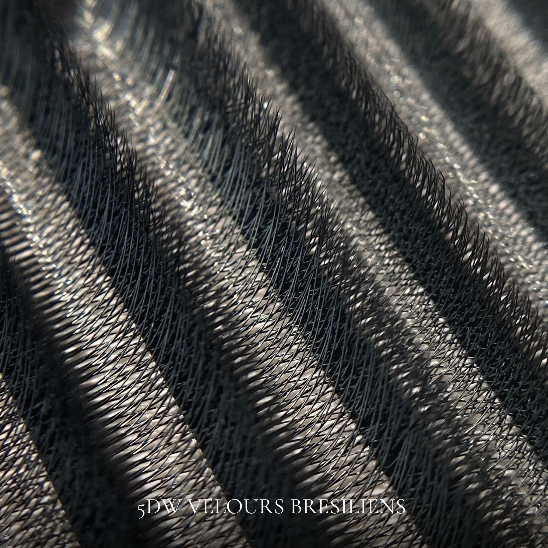 Texture velours des extensions de cils 5DW Velvet Extension
