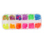 Glitter Box Papillon Fluo