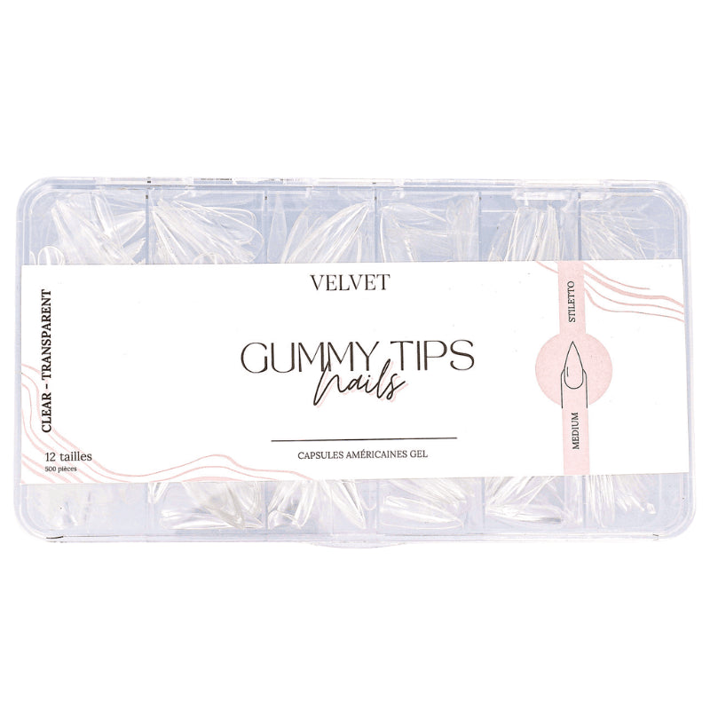 Gummy tips Medium Stiletto