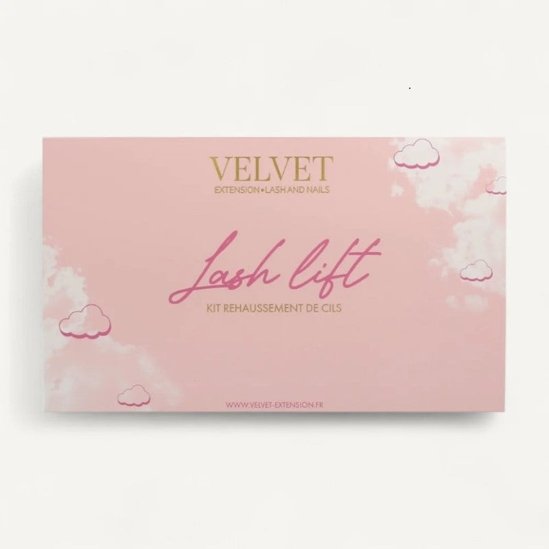 Kit Lash Lift Velvet Extension avec lotions, colles et pads en silicone