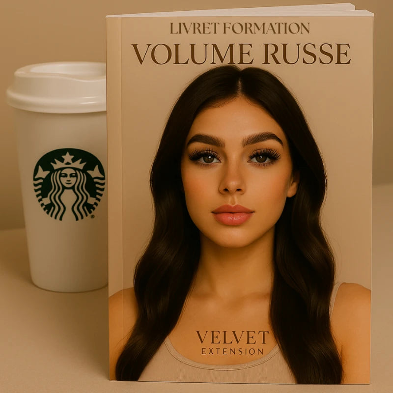 Training booklet Russian volume eyelash extensions