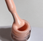 Texture du vernis semi-permanent Peach Blush, teinte nude pêche rosée